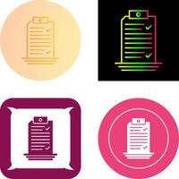 Check List Icon Design vector