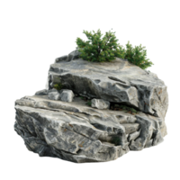 Rock isolated cut out rock , mountain range. png