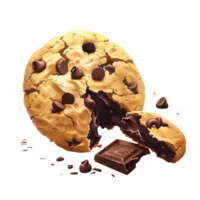 Chocolate Chip Craft Decadence in Every Bit Cookie Lovers png