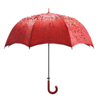 Open Red Couple Umbrella. png