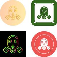 Gas Mask Icon Design vector