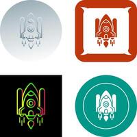 Space Shuttle Icon Design vector