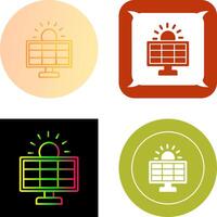 Solar System Icon Design vector