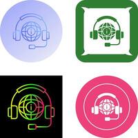 Call Center Icon Design vector