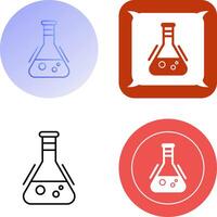 Flask Icon Design vector