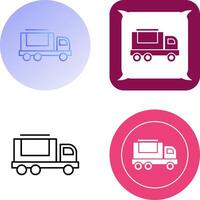 Cargo Truck Icon Design vector