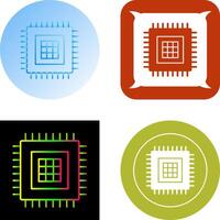 Processor Icon Design vector