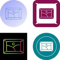 Frame Icon Design vector