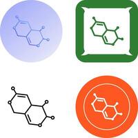 Molecule Icon Design vector