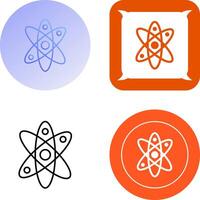 Atom Icon Design vector