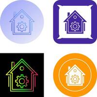 Home Automation Icon Design vector