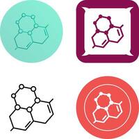 Molecule Icon Design vector