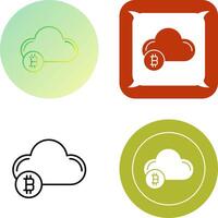 diseño de icono de nube vector