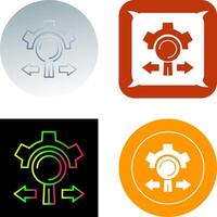 Research and Development Icon Design vector