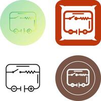 Electrical Circuit Icon Design vector