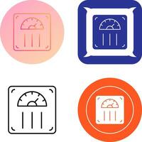 Weight Scale Icon Design vector