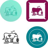 Cattle Icon Design vector