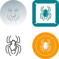 diseño de icono de araña vector