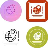 Map Icon Design vector