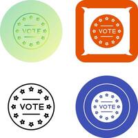 Vote Icon Design vector