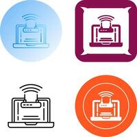 diseño de icono wifi vector