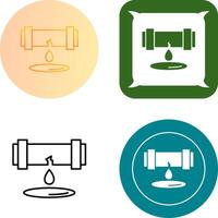 Leak Icon Design vector