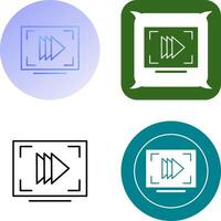 Slow Motion Icon Design vector