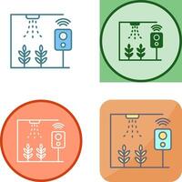 Smart Farm Icon Design vector