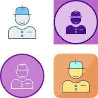 Worker Icon Design vector