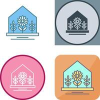 Farm House Icon Design vector