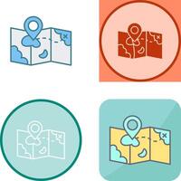 Map Icon Design vector