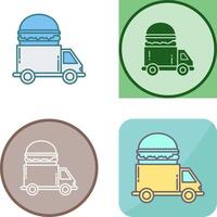 Fast Food Truck Icon Design vector