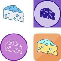 diseño de icono de queso vector