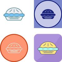 Pie Icon Design vector