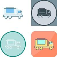 Cargo Truck Icon Design vector