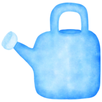 Blau Bewässerung Hand gezeichnet png