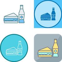 Junk Food Icon Design vector