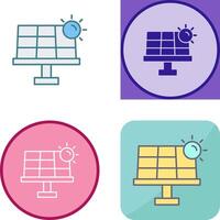 Solar Energy Icon Design vector