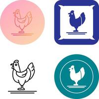 Poultry Icon Design vector
