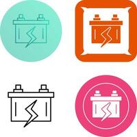 Battery Icon Design vector