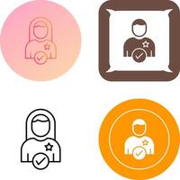 Candidate Icon Design vector