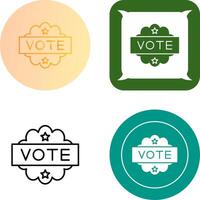 Vote Icon Design vector