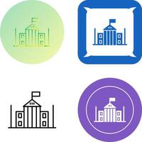 parlamento icono diseño vector