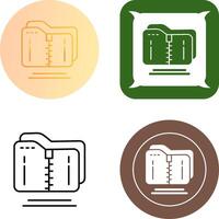 Compressed Icon Design vector