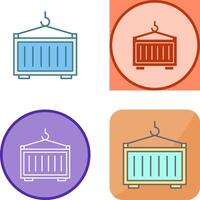 Container Icon Design vector