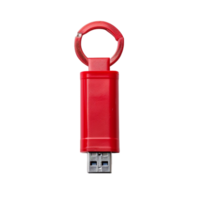 negrito e chique concepção uma elegante USB instantâneo dirigir dentro vermelho png