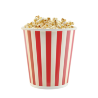 Signature Red Bowl Perfect for Enjoying Popcorn png
