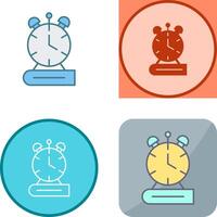 Alarm Clock Icon Design vector
