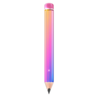 Pink LED Pencil Illuminating Writing Experience png