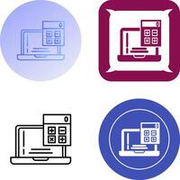 Calculator Icon Design vector